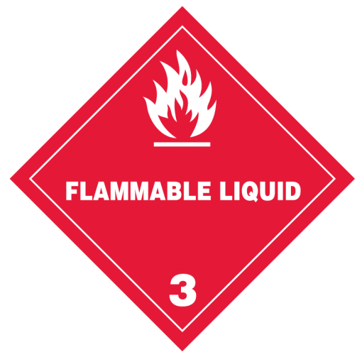 Flammable Liquid Hazmat Labels
