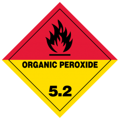 Organic Peroxide Hazmat Labels
