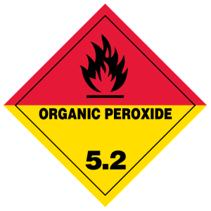 Organic Peroxide Hazmat Labels