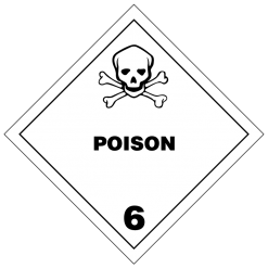Poison Hazmat Labels
