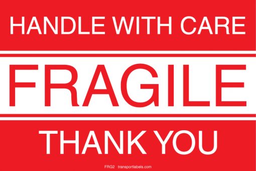 Handle With Care Fragile Labels