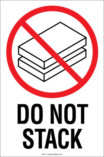 Do Not Stack Labels | transportlabels.com