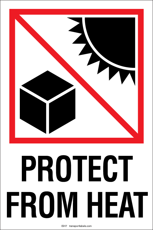Protect From Heat labels