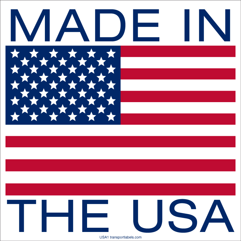Made in the USA labels | transportlabels.com
